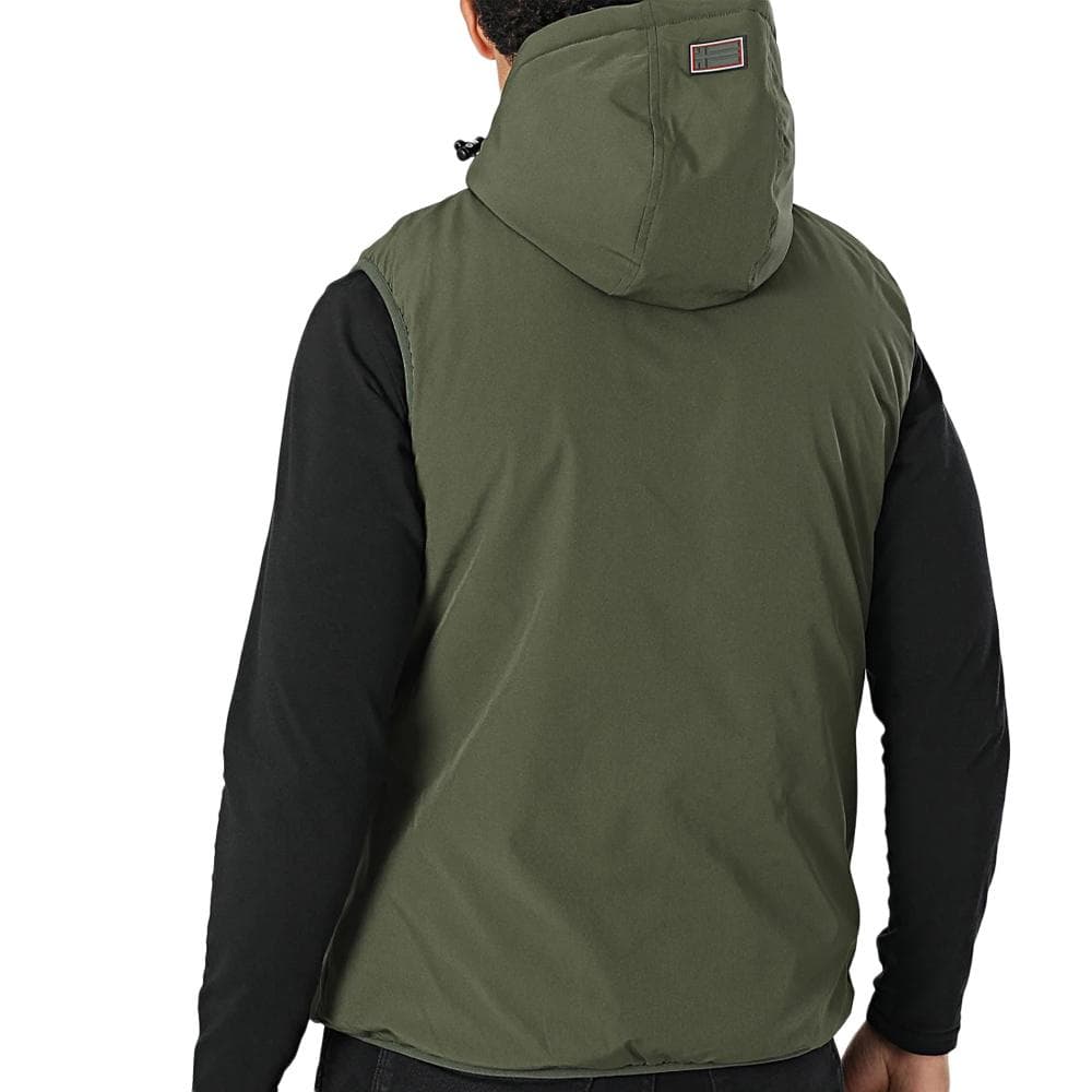 Doudoune Sans Manches Kaki Homme Geographical Norway Veritable 2