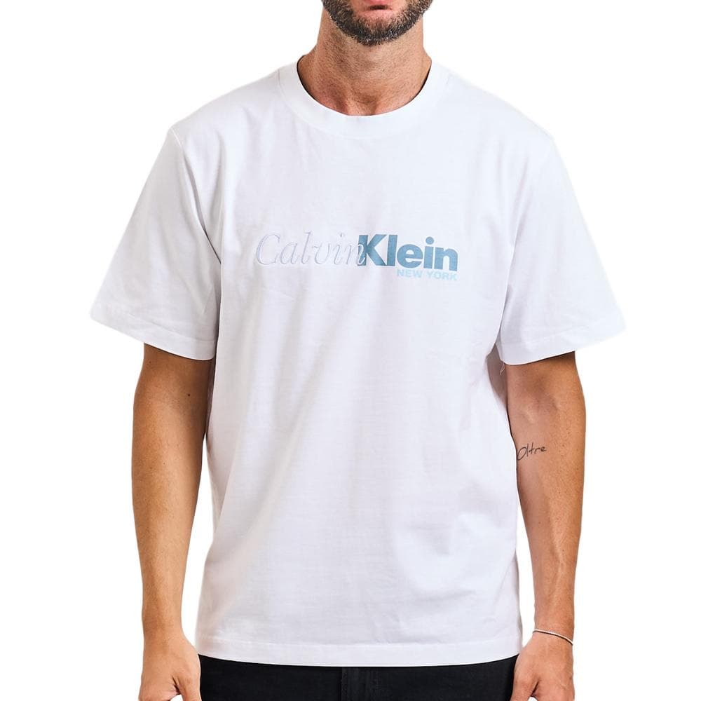 T-Shirt Blanc Homme Calvin Klein Jeans LV04RD822G 1