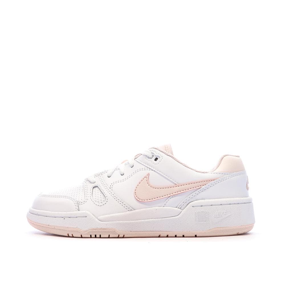 Baskets Blanc/Rose Fille Nike Full Force Lo 1