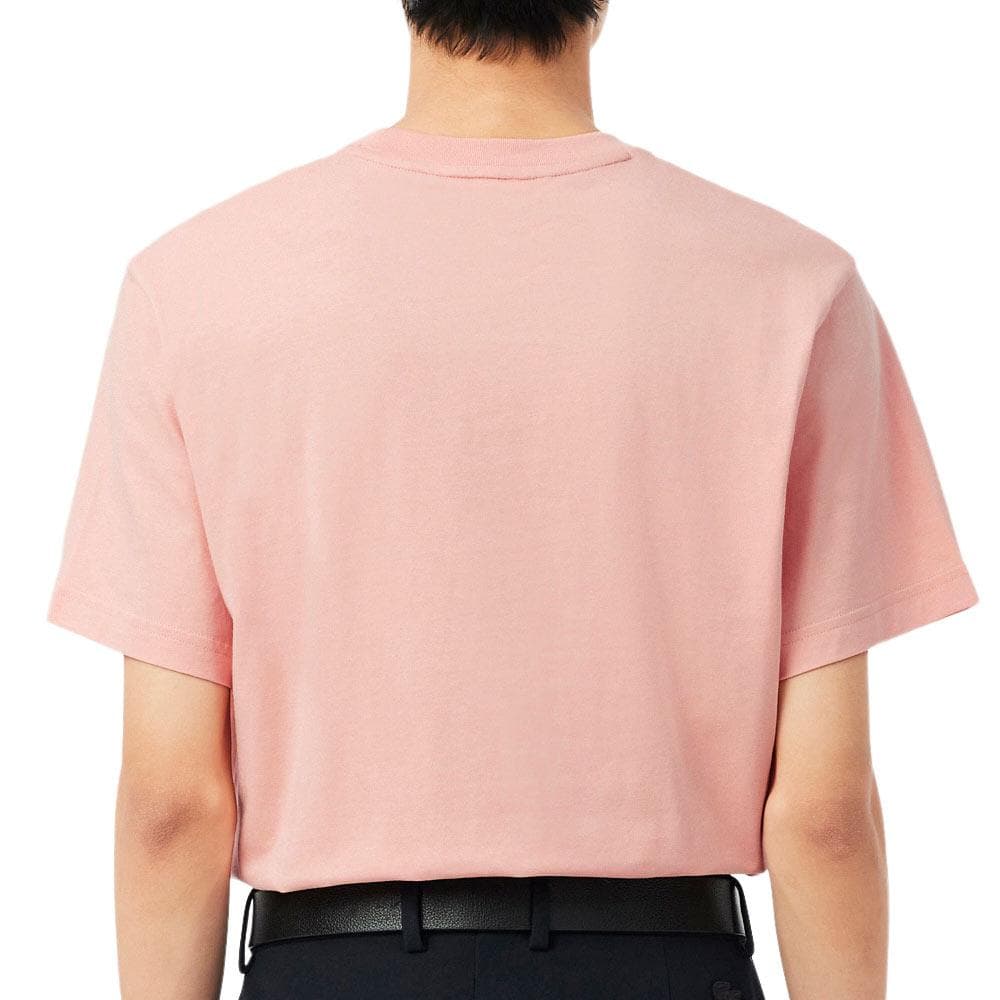 T-Shirt Rose Homme Lacoste Essentiel 2