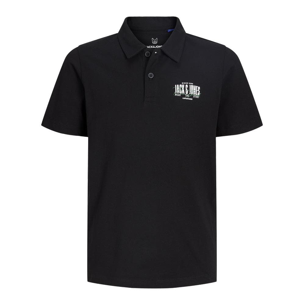 Polo Noir Garçon Jack & Jones Jjaero 1