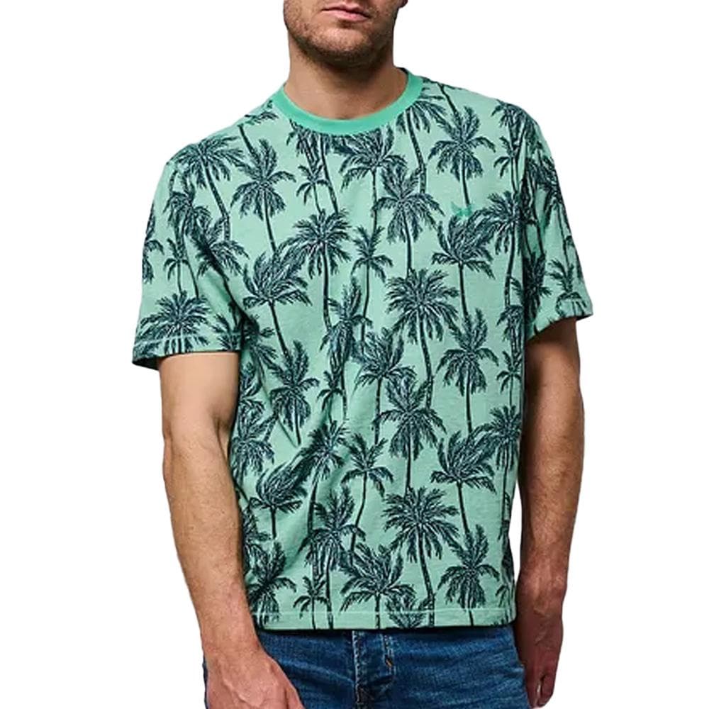 T-shirt Vert/Marine Homme Kaporal TOGO25EM11 1