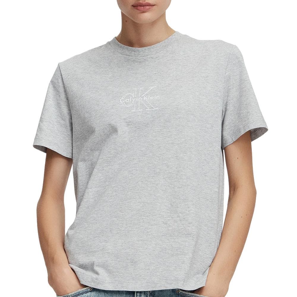 T-Shirt Gris Femme Calvin Klein Classic Seasonal 1