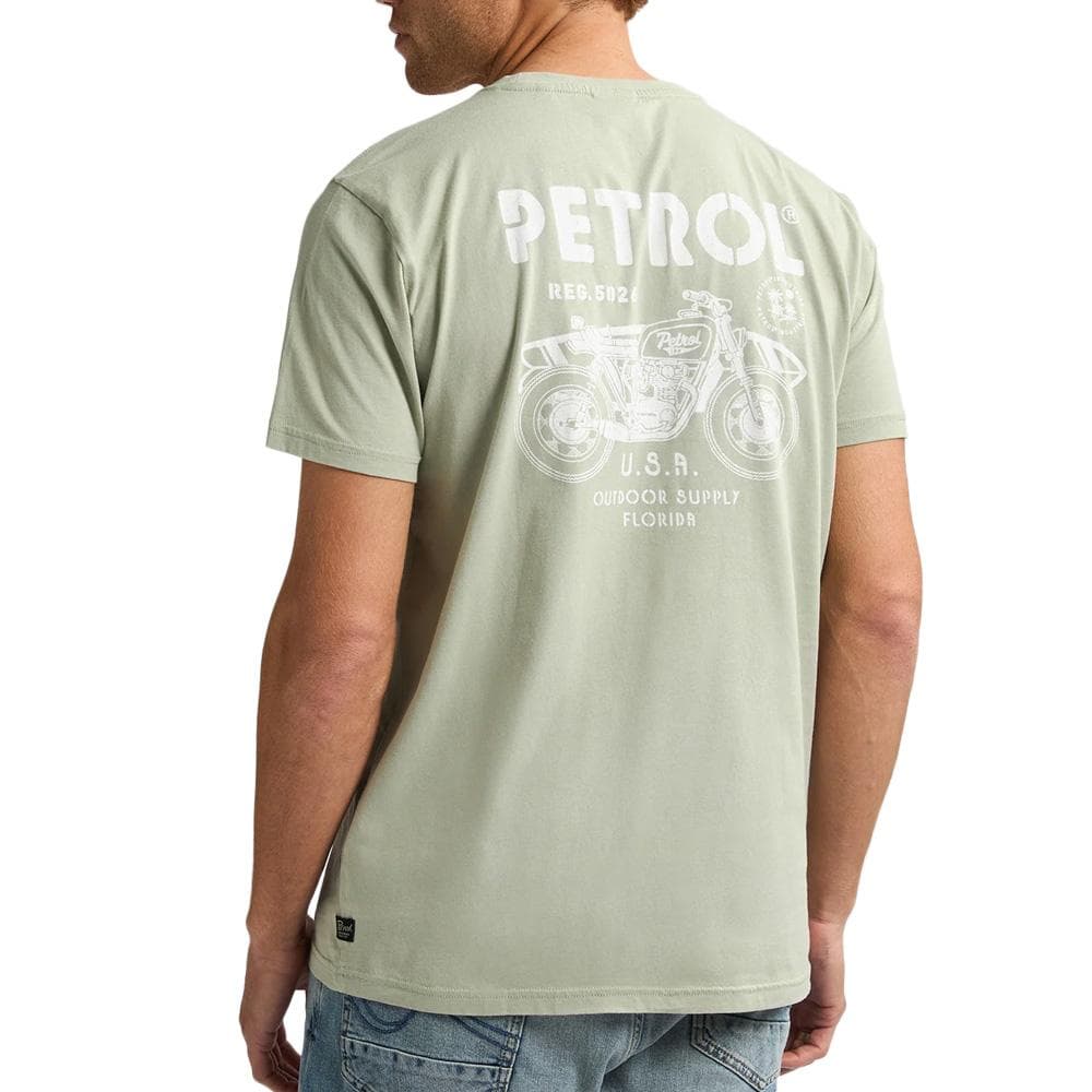 T-shirt Vert Homme Petrol Industries TSR125-9999 2