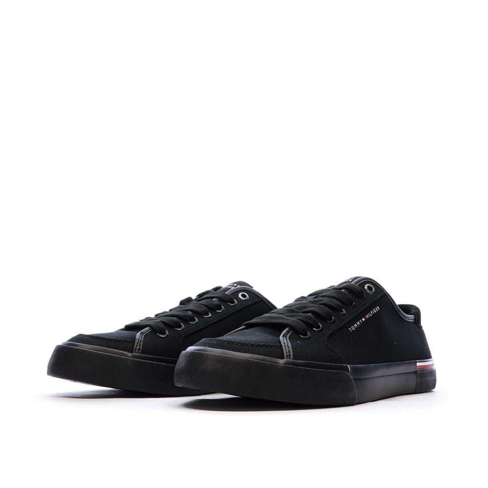 Baskets Noires Homme Tommy Hilfiger Core Corporate Vulcs 6