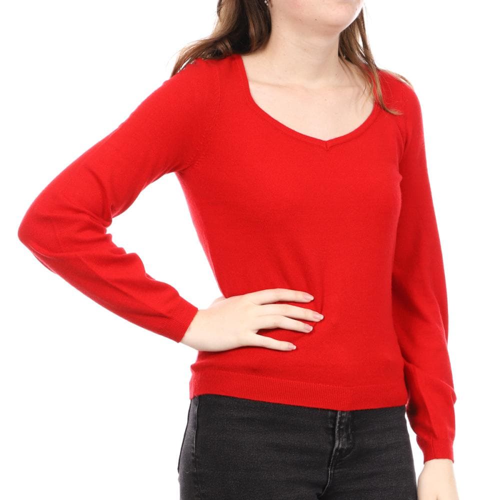 Pull Rouge Femme Vero Moda Karma 1