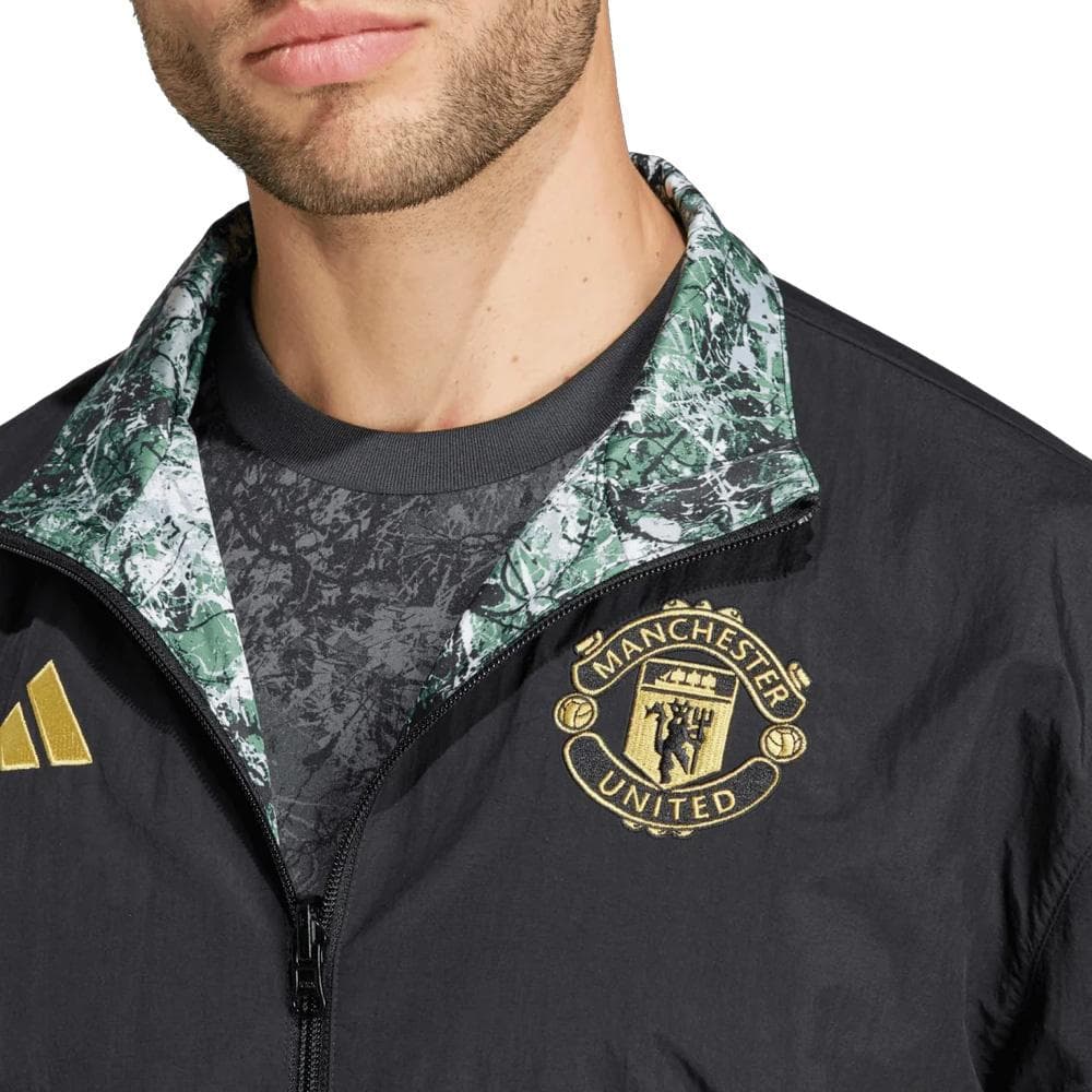 MANCHESTER UNITED Veste Noire Homme Adidas 4