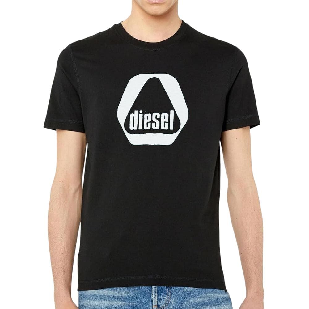 T-shirt Noir Homme Diesel Diegor81E 1