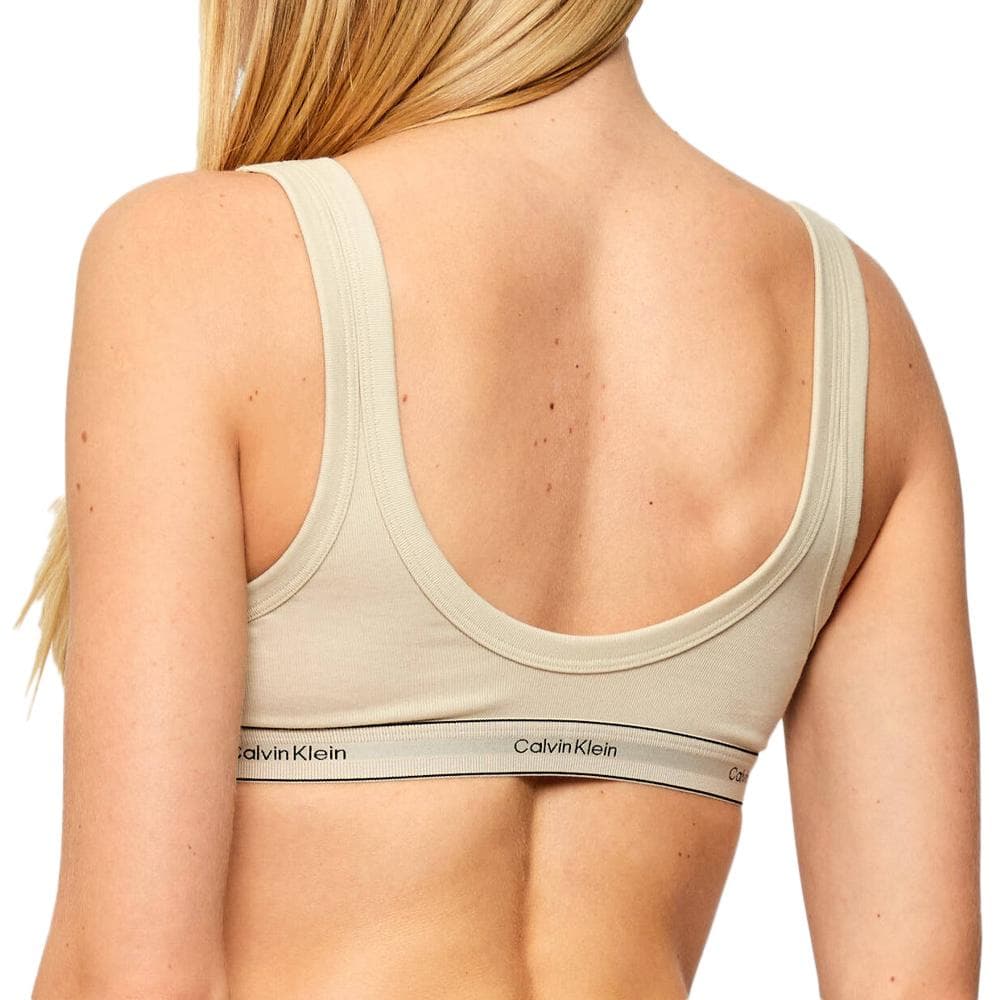 brassière Beige Femme Calvin Klein Jeans Unlined 2