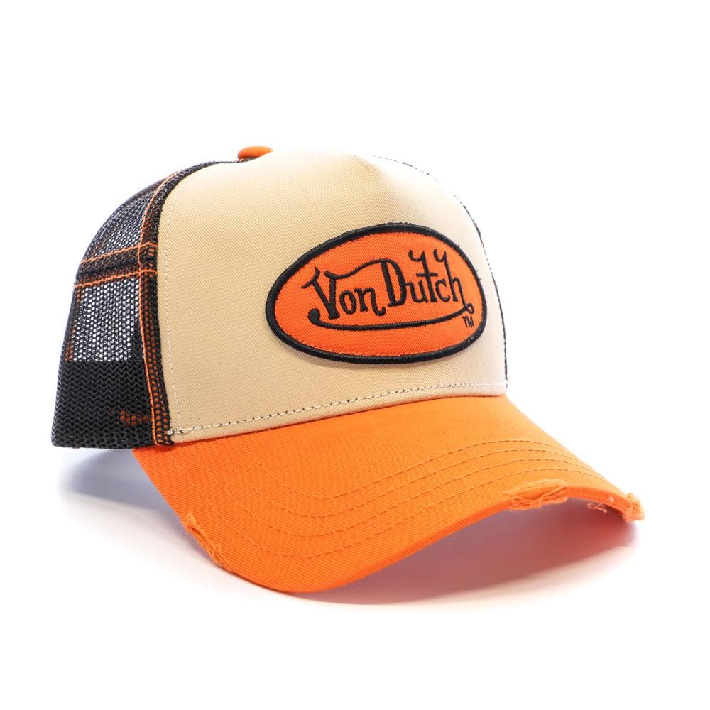 Casquette Noir/Orange Homme Von Dutch SUM 2
