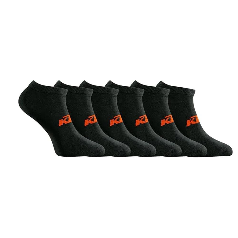 X3 Paires de Chaussettes Noir/Orange Homme KTM 1CHLCX3NR 1