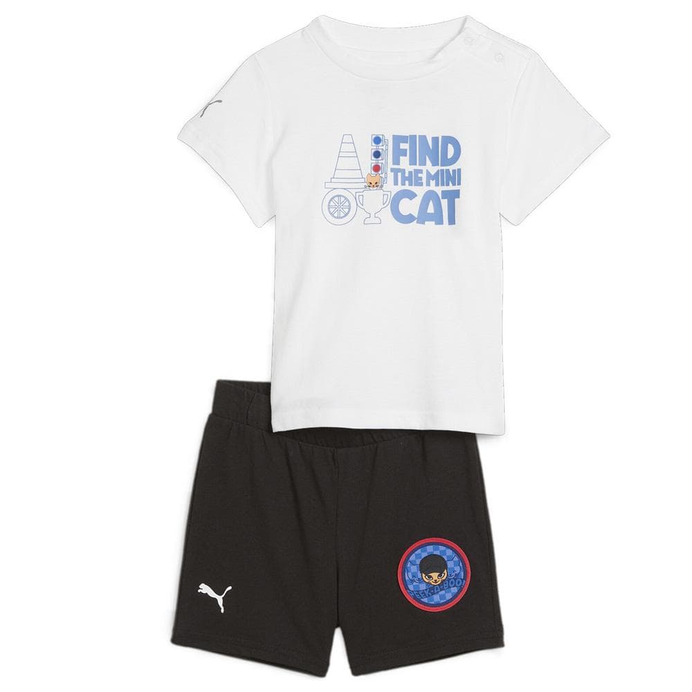 Ensemble Blanc/Noir Garçon Puma Toddler 1