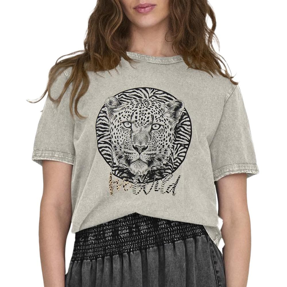 T-shirt Beige Femme JDY Elina 1