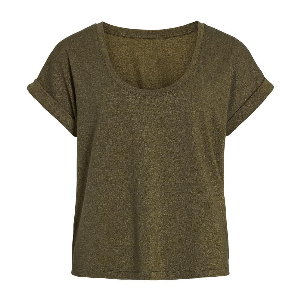 T-Shirt Vert Femme Vila Luxi 1