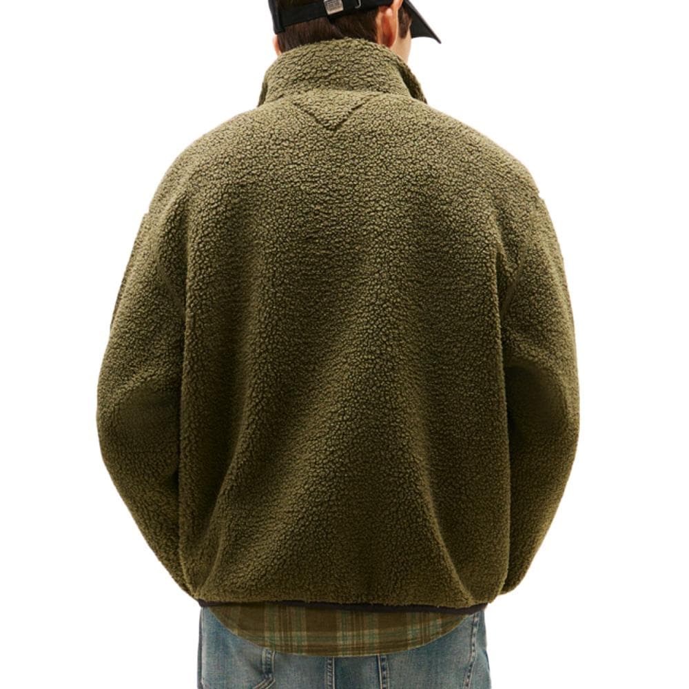 Veste en Sherpa Vert Homme Tommy Hilfiger Badge 2