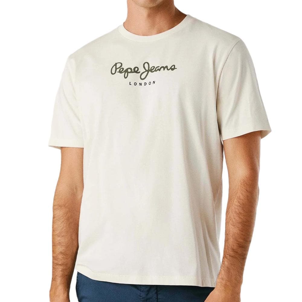 T-Shirt Beige Homme Pepe jeans Eggo 1