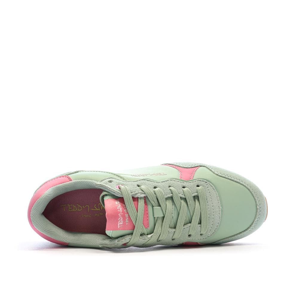 Baskets Verte/Rose Femme Teddy Smith 120515 4