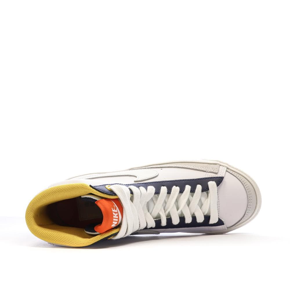 Baskets Blanche/Marine Garçon Nike Blazer Mid '77 4