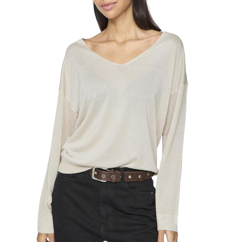 Pull Beige Femme Vila Novy 1