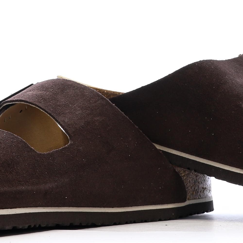 Sandales Marron Homme TBS Mule Cow Split Suede Quatar 7