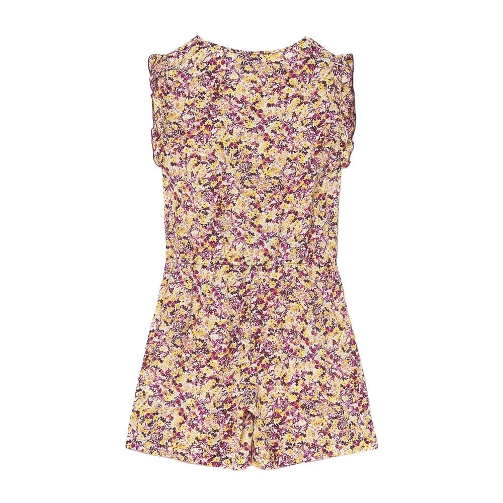 Combishort Jaune/Rose Fille Le Temps Des Cerises Fleur 3