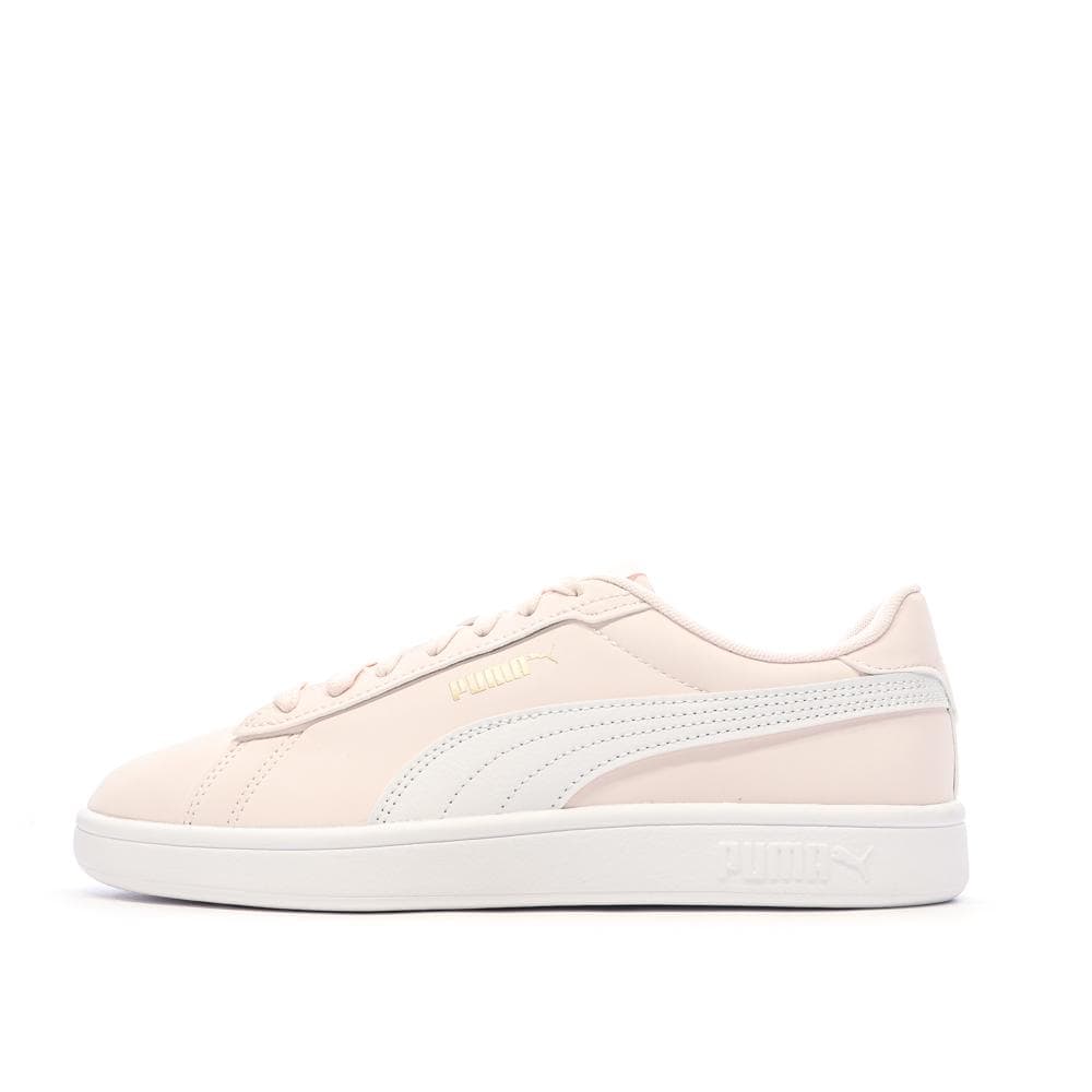 Baskets Rose/Blanc Femme Puma Smash 1