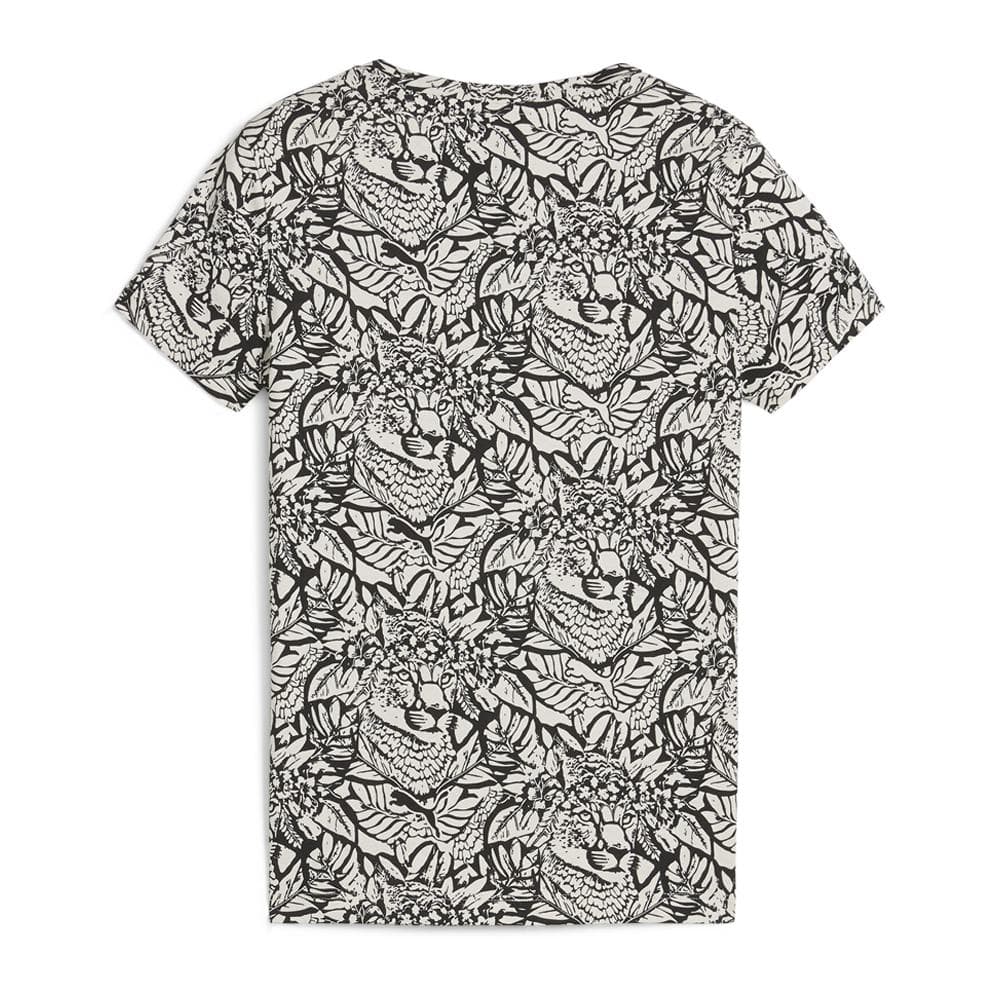 T-shirt Noir/Blanc Fille Puma Tropicat 2