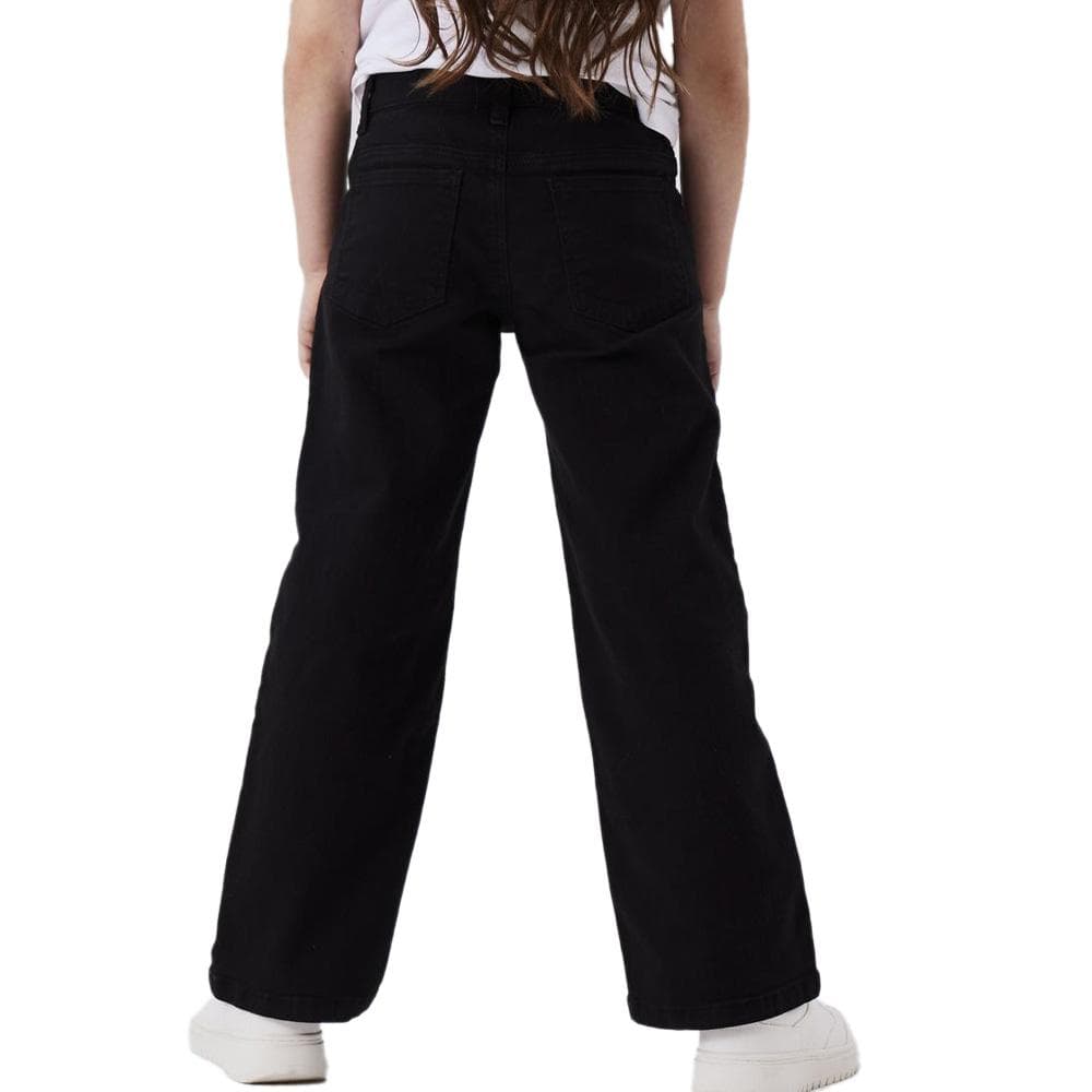 Pantalon Noir Fille Name it Frose Wide 2