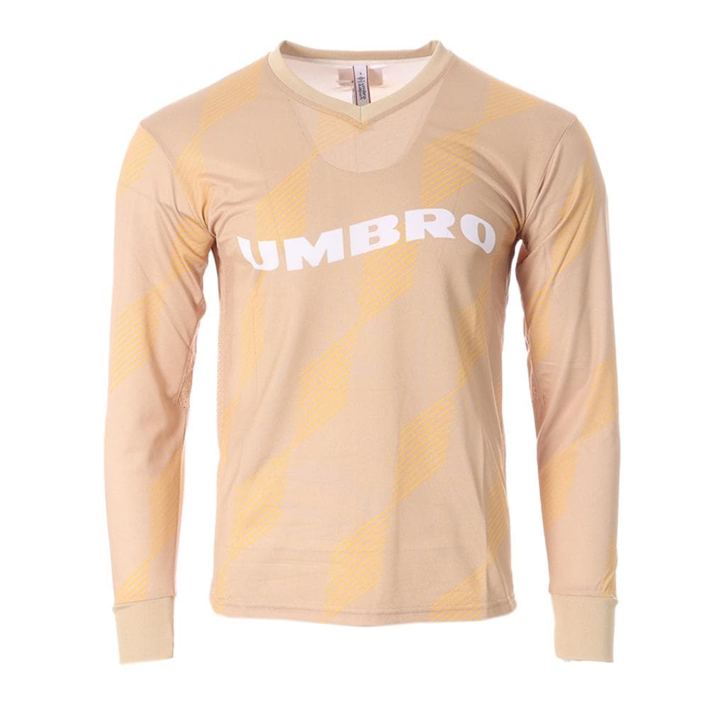 T-Shirt de Sport Beige Homme Umbro Pitch Crew 1