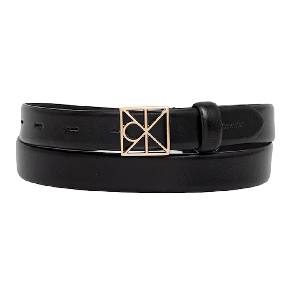Ceinture Noire Femme Calvin Klein Jeans Emblem - T 1