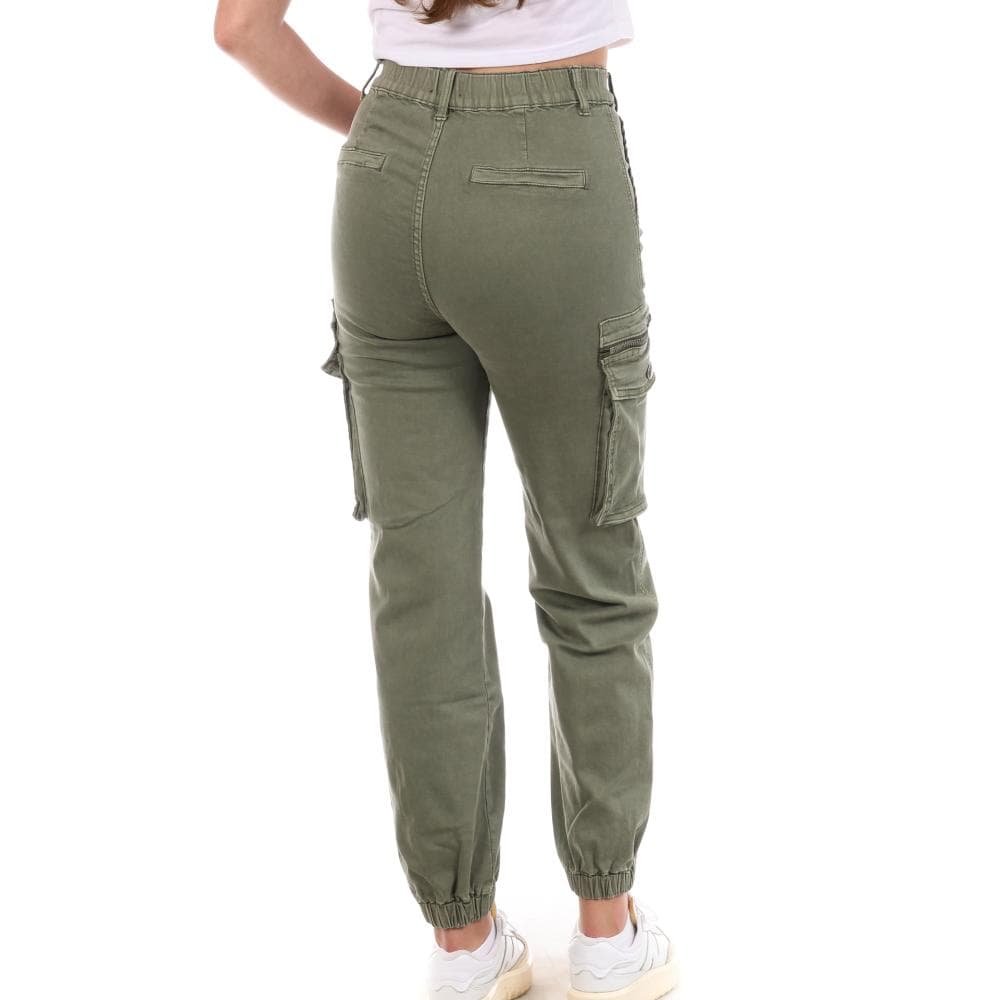 Pantalon Cargo Kaki Femme Monday Premium 3178 2