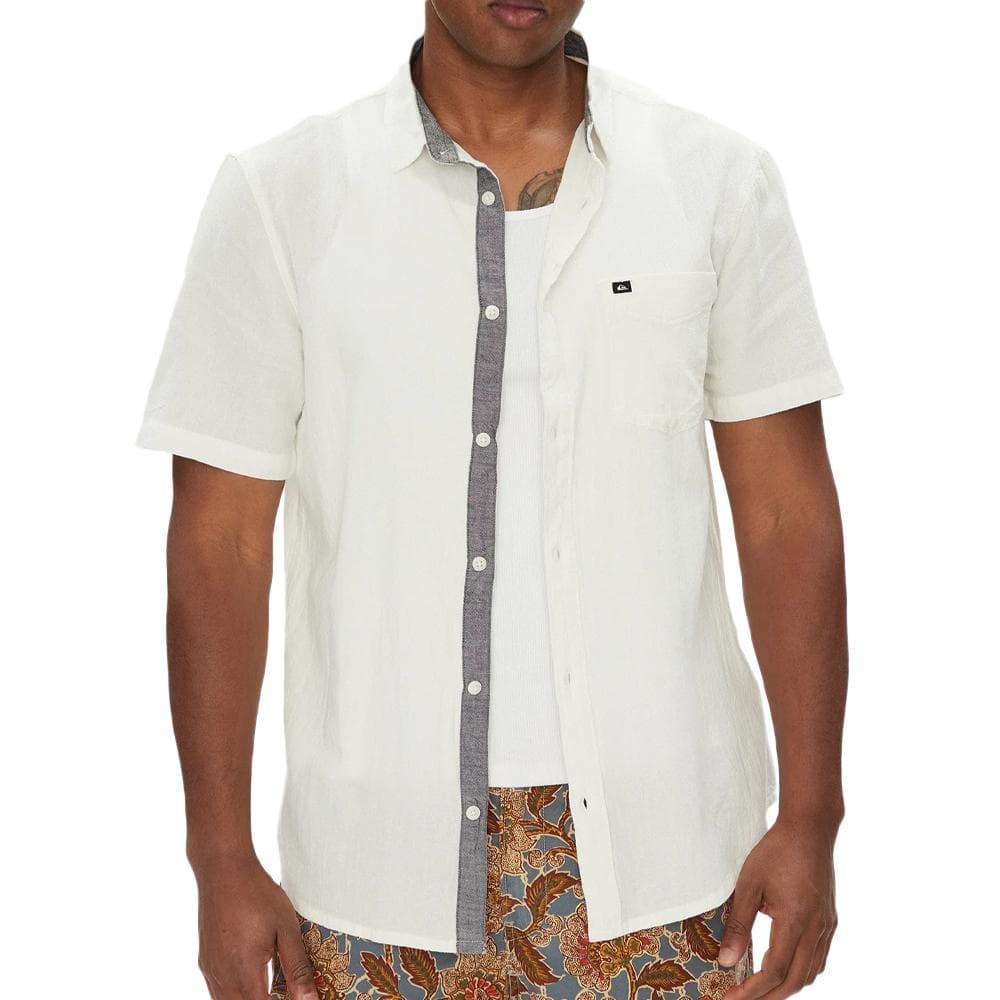 Chemise Blanche Homme Quiksilver Timebox 1