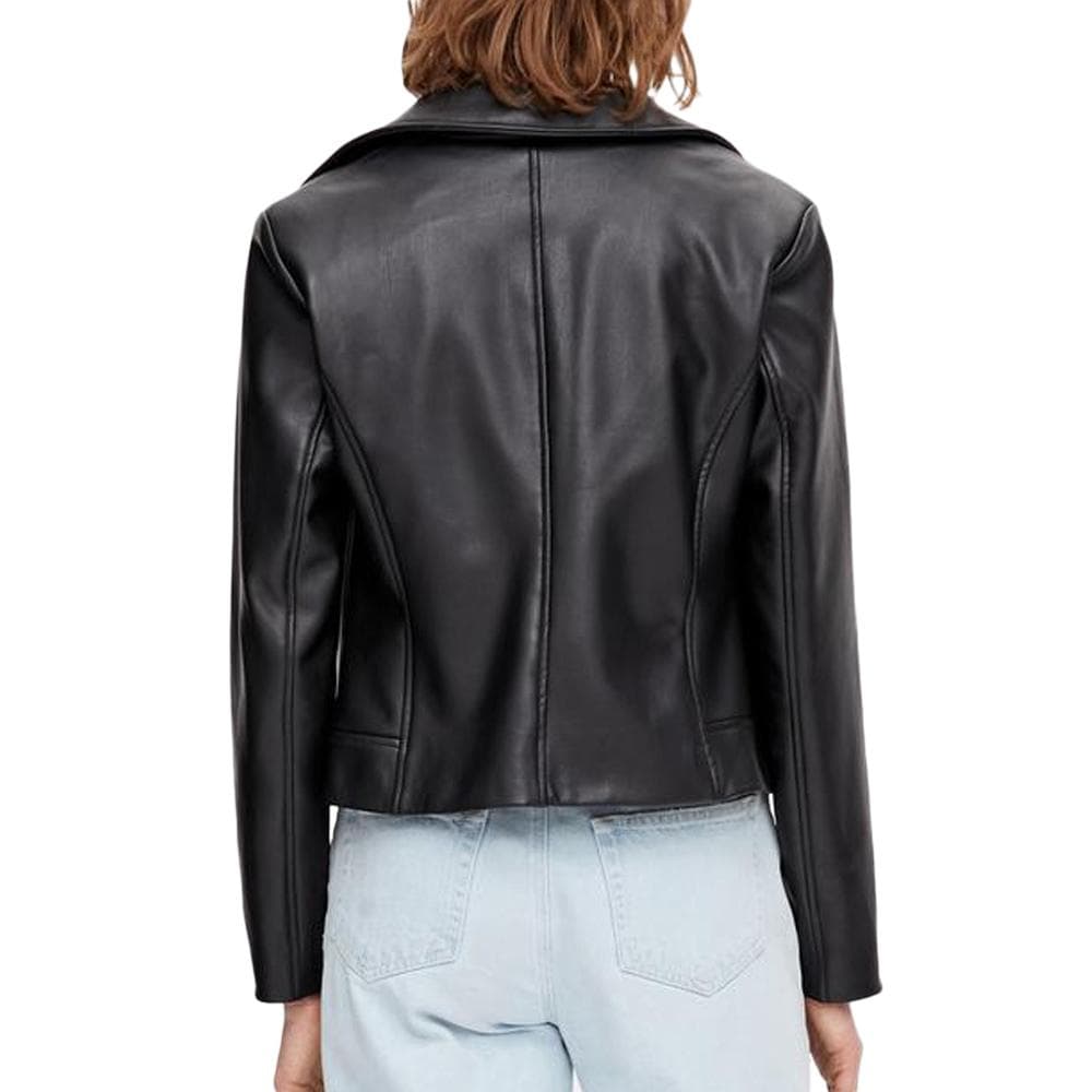Veste Noire Femme Pieces Fioa 2