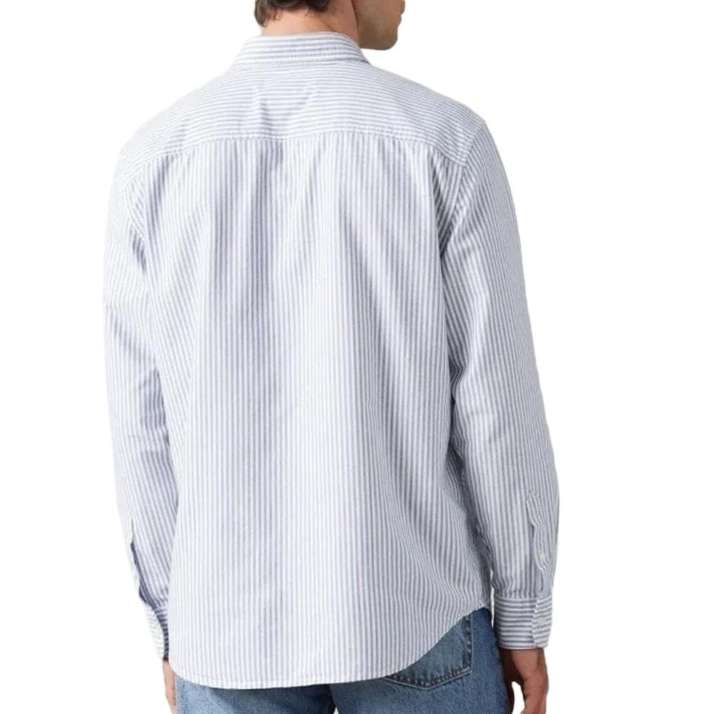 Chemise Rayures Bleu Homme Levi's Authentic Button Down 2