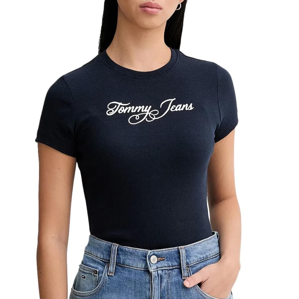 T-Shirt Marine Femme Tommy Hilfiger DW0DW21838 1
