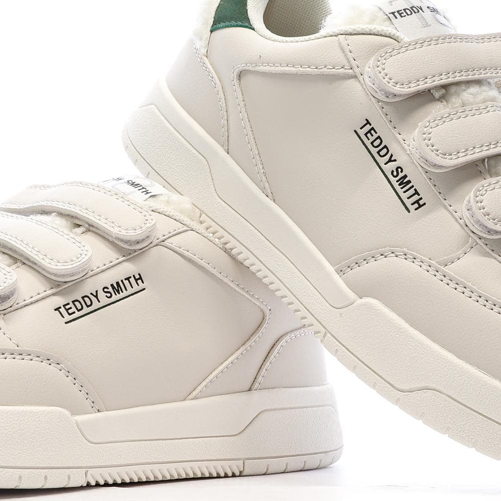 Baskets Ecru/Verte Femme Teddy Smith Sra C 7