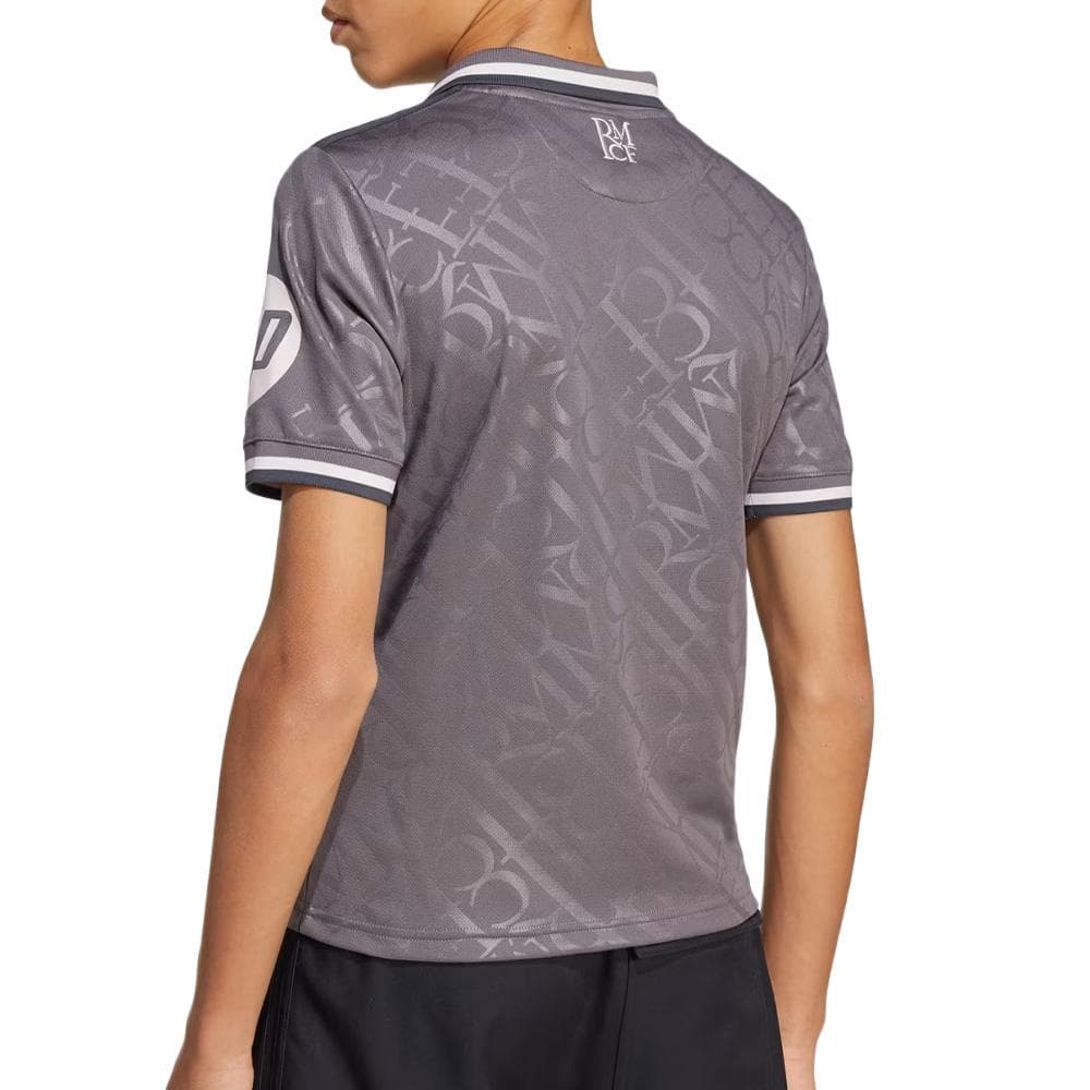 Real Madrid Maillot de football Gris Garçon Adidas 24/25 2