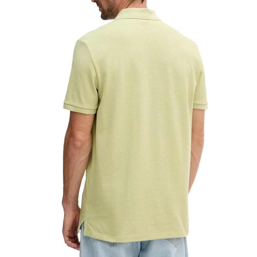 Polo Vert Homme Calvin Klein Jeans Ss Monogram Pique 2