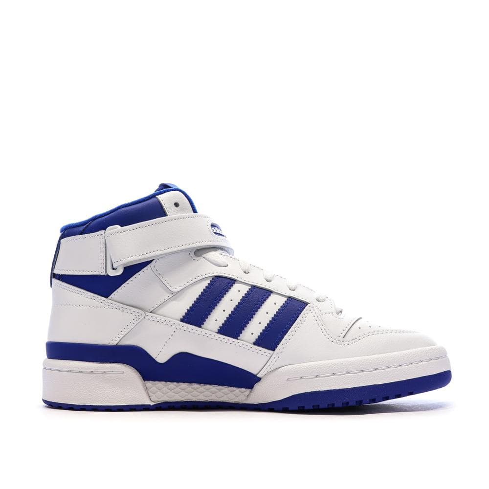 Basket Blanc/Bleu Homme Adidas Forum Mid 2
