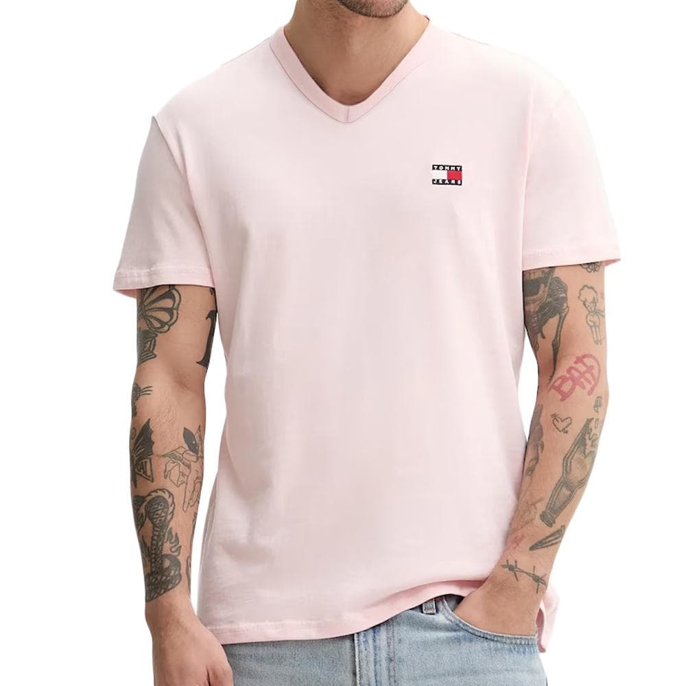 T-shirt Rose Homme Tommy Hilfiger Jaspe M12 1