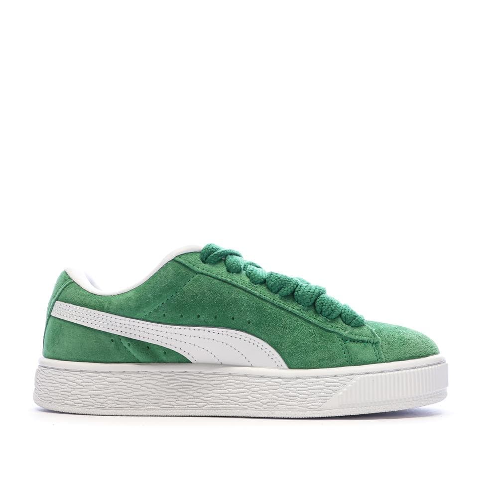 Baskets Verte Femme Puma Suede XL 2