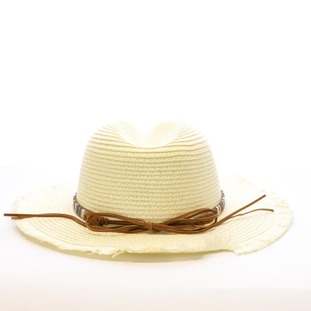 Chapeaux Blanc Femme Via Lorenzo Fedora Ivoire 3