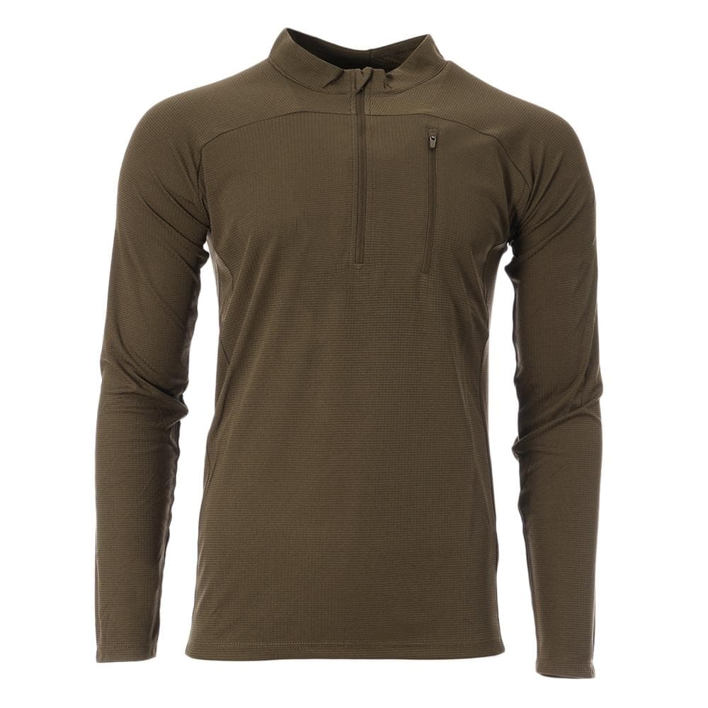 T-Shirt Manches Longues Kaki Homme Best Mountain 108 1