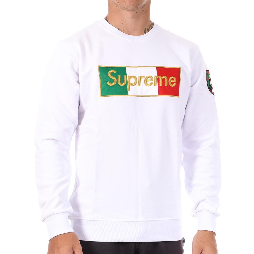 Sweat Blanc Homme Supreme Grip Italy 1