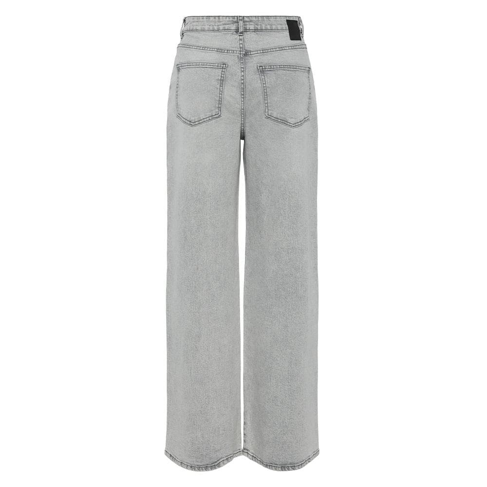 Jean Loose Gris Femme Pieces Elmae 2