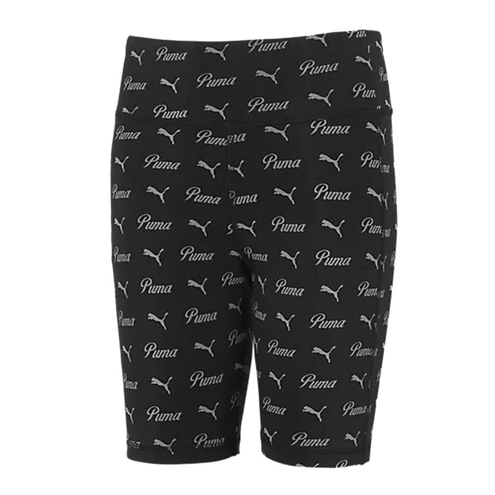 Short Noir Fille Puma Ess+ Script 1