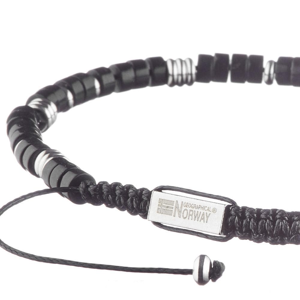 Bracelet Noir/Acier Homme Geographical Norway 315020 3