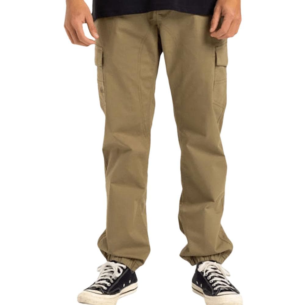 Pantalon Cargo Kaki Homme Quiksilver Cuffed 1