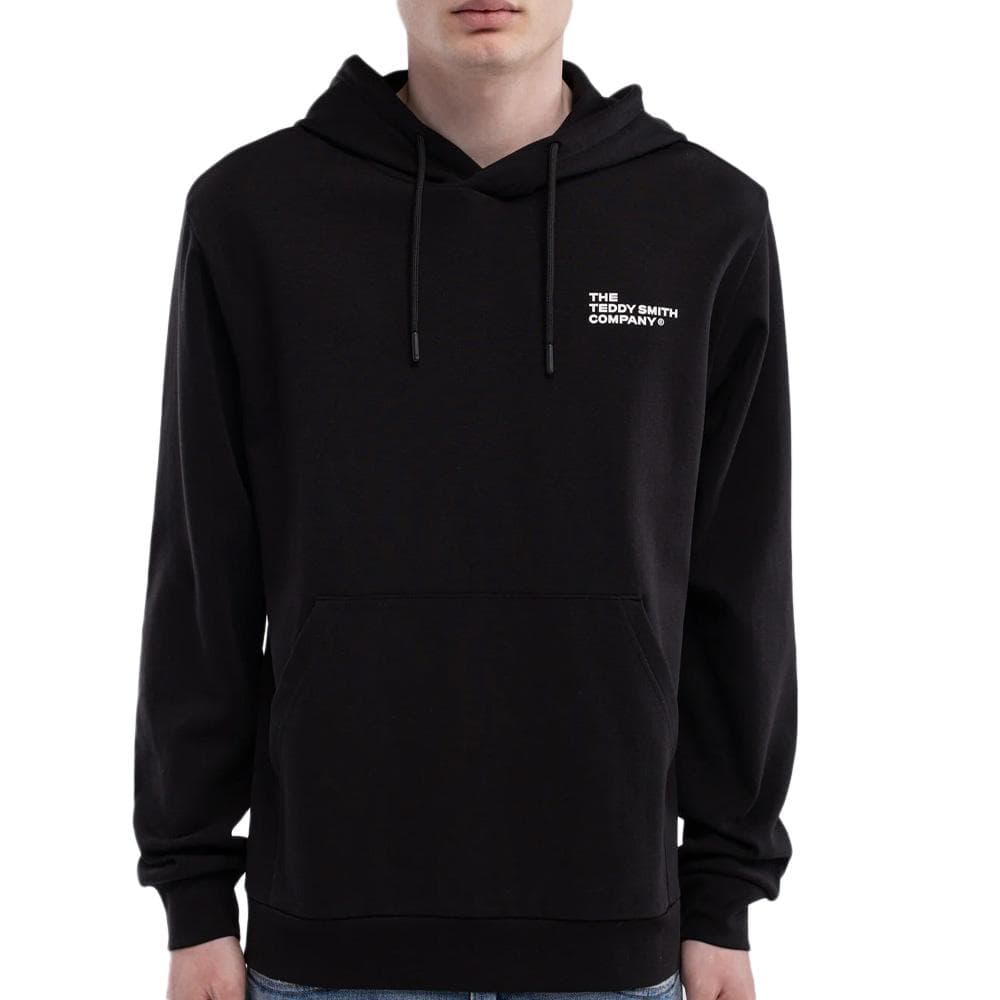 Sweat à Capuche Noir Garçon Teddy Smith Company 1