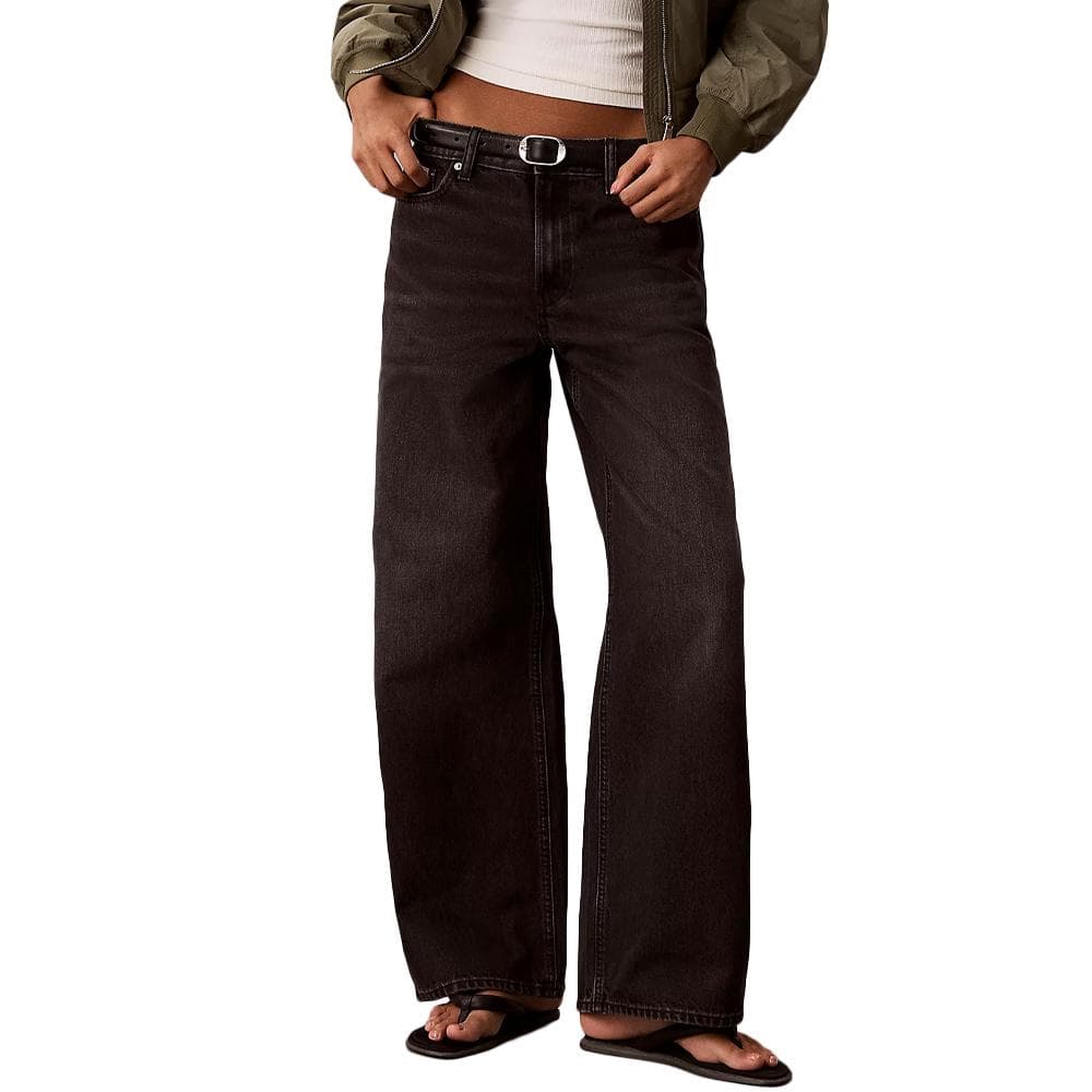 Jean Noir Femme Calvin Klein Jeans Low Rise Baggy 1